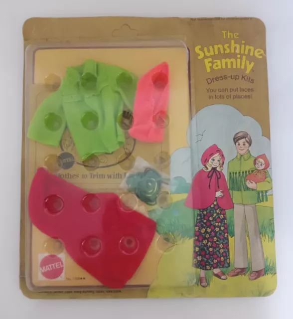 The Sunshine Family Dress-up kits Mattel Famiglia Felice 1974 No. 7266 abiti