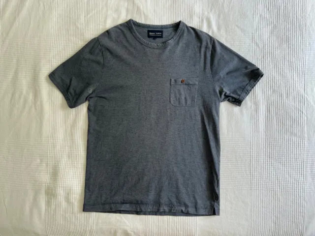 SHORE LEAVE Grey T-Shirt Pocket Large 41" Cotton Blend