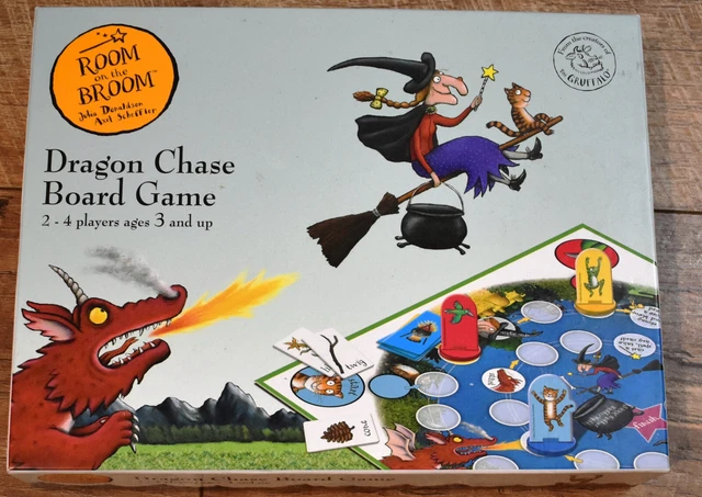ROOM ON THE BROOM DRAGON CHASE Board GAME Paul Lamond family party kids children £8.50 - PicClick UK