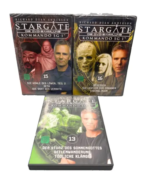 Stargate Kommando SG1 – Nr. 13,15,16– Seth – 3 Pack - Sehr guter Zustand