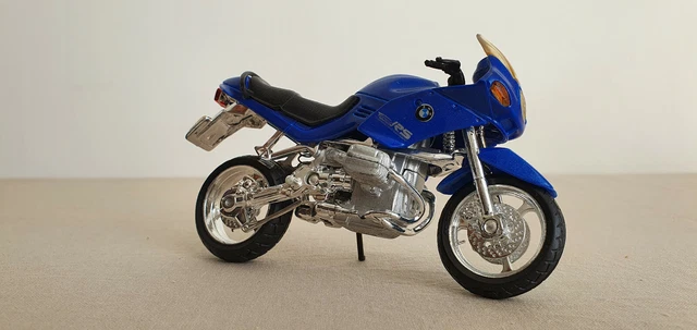 MAISTO Miniature Moto Bike BMW R 1100 RS bleue Modèle réduit Echelle 1/18