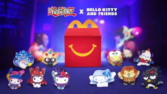 Yu-Gi-Oh x Hello Kitty! Plushies - McDonald's Happy Meal Toys