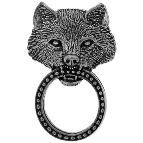 Biker Wolf Eyeglass Sunglass  Holder Pewter  Vest Jacket Pin Pins Broch Usa Made