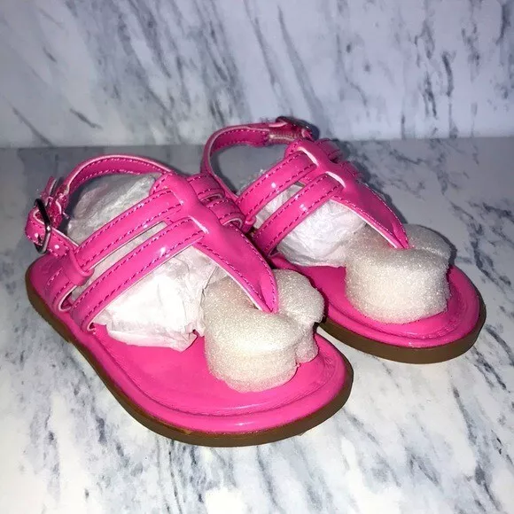 NEW Polo Ralph Lauren Kids Girl's Tierney Pink sandals