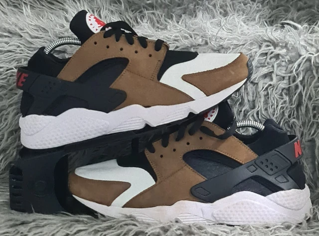 NIKE AIR HUARACHE mens trainers Leather White Black UK 8 EUR 42.5 US 9 EUR 45 02 PicClick IT