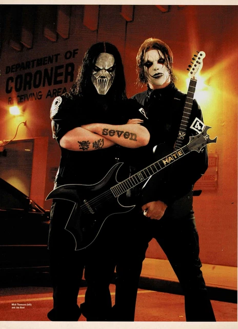 Mick Thomson & Jim Root of Slipknot - Music Print Ad Photo - 2004