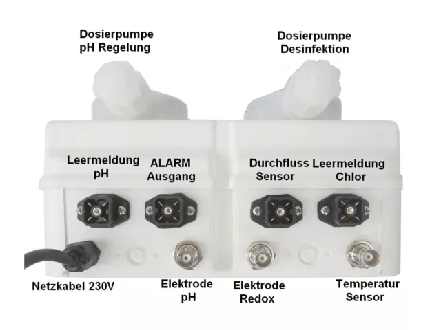 alfa-pool pH/ORP compact MP I appareil de mesure et de régulation pour pH/désinfection 3