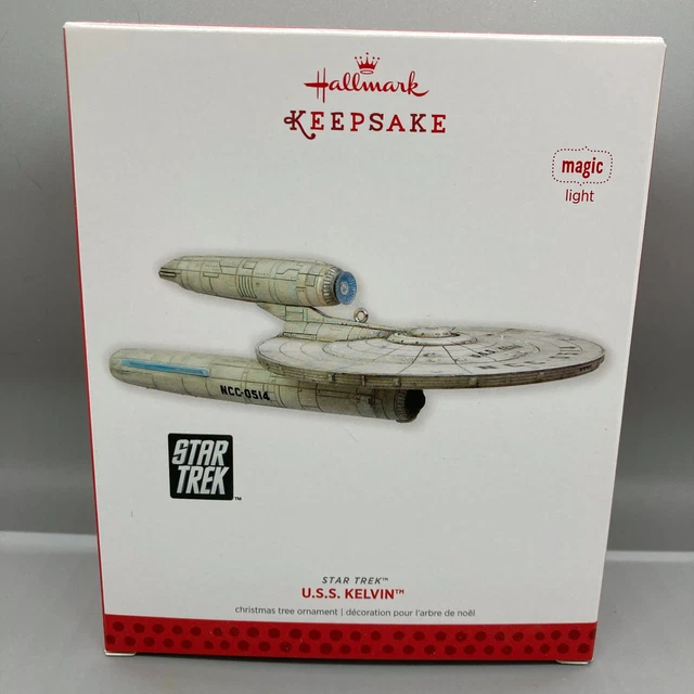 HALLMARK KEEPSAKE ORNAMENT Star Trek USS Kelvin NCC0514 2013 New 22.
