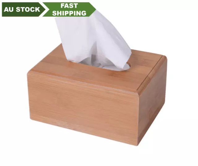 Natural bamboo tissue box holder container bamboo storage choice 天然竹制纸巾盒