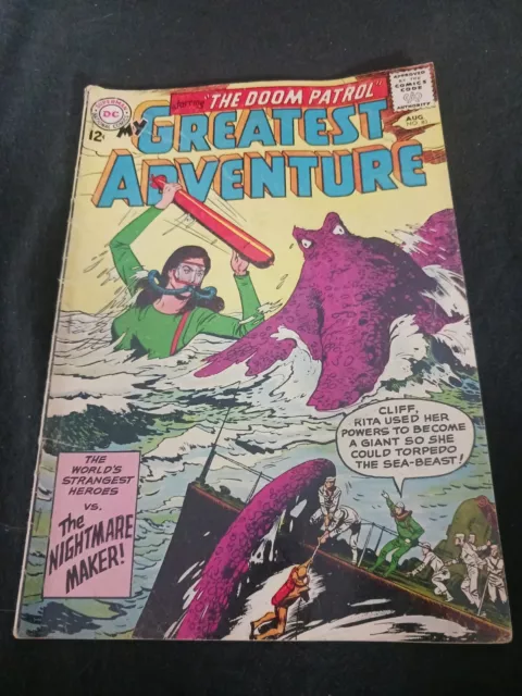 My Greatest Adventure #81 DC 1963 Starring the Doom Patrol