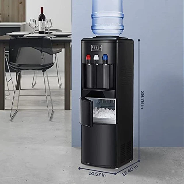 3-in-1 Water Dispenser Water Dispenser with Ice Maker for 5 Gallon Bottle 3-in-1 Water Dispenser Water Dispenser with Ice Maker for 5 Gallon Bottle