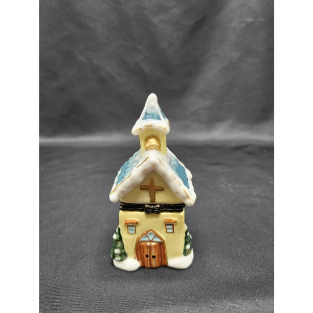Figural Church Trinket Box