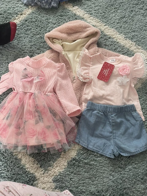#69 girls large clothes bundle 6-9 mths new with tags