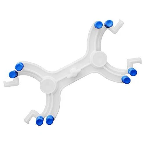 StonyLab Plastic Double Burette Clamp Adjustable Double Burette Clamp Buret C...