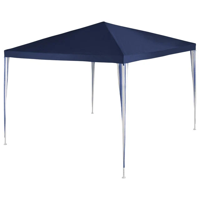 Pavillon 3 x 3 m BLAU Gartenzelt Partyzelt 3x3m WASSERDICHT PE Plane 110g/m² 2