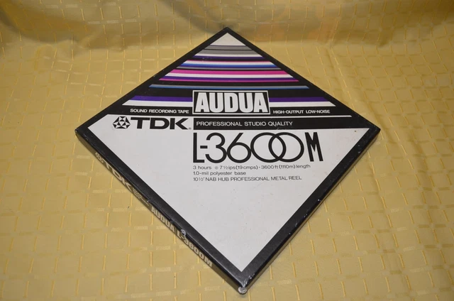 TDK L-3600M, NAB Aluspulen Tonbandspule 26,5cm OVP
