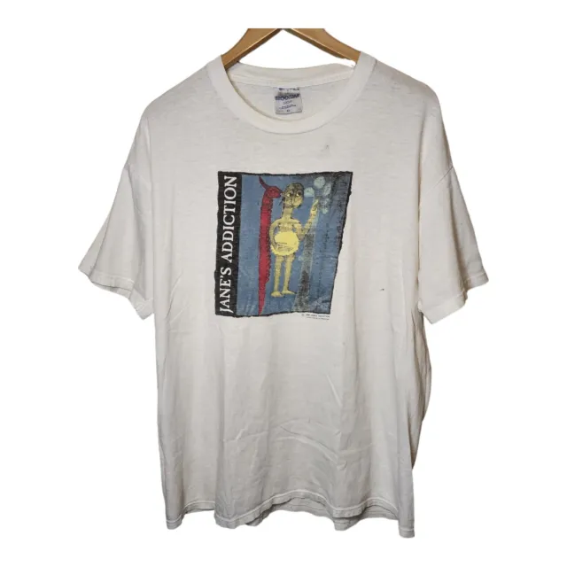 Vintage 90s Janes Addiction T Shirt XL Brockum Ritual De Lo Habitual Tour 1990