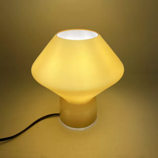 Alessandro Mendini Design Taper Of Artemide Lamp Table Vintage Glass Murano