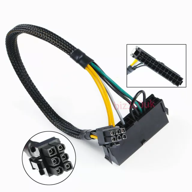 24pin to 6pin ATX Power Supply Cable For DELL Optiplex 3080 5090 V3470 8940 30cm