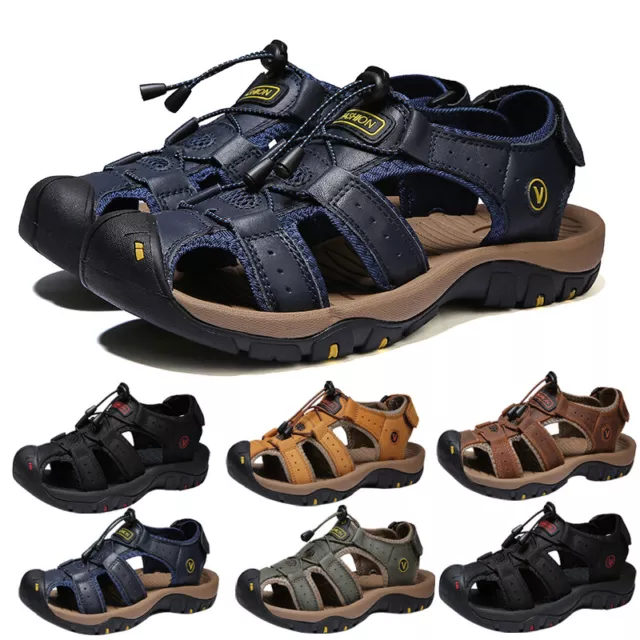 Mens Sports Sandals Hiking Walking Outdoor Beach Adventurous Athletic Sandals US