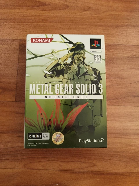 Metal gear solid 3 subsistence edition limitee ps2 + Guide Officiel Konami - Jeux vidéo