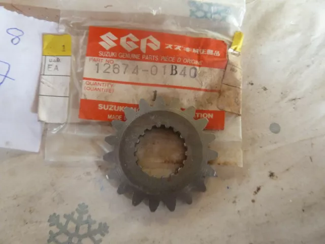 Nos Suzuki RM125 GOVENOR GEAR 1991-98 CIRCA P/N 12674-01B40