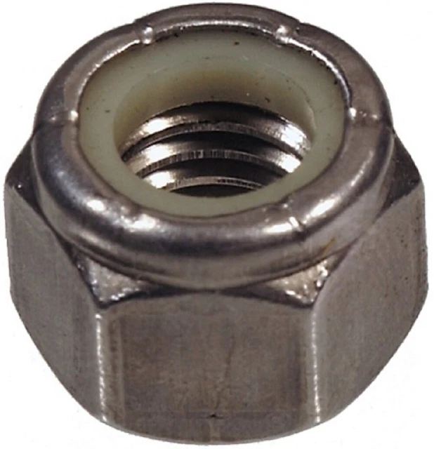 Hillman 882039 Zigrinato Filo Acciaio Inox Nylon Inserto Chiusura Dado #10-24