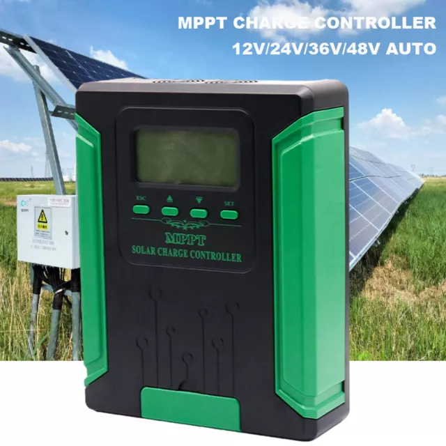 Regolatore di carica solare 12 V/24 V/36V/48V auto 30A-120A MPPT regolatore solare regolatore fotovoltaico