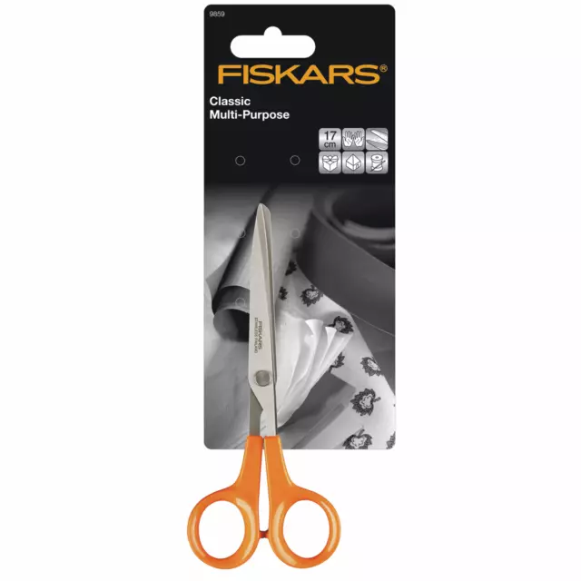 Fiskars Scissors Classic General Purpose Shears 17 cm Right-and Left-handed