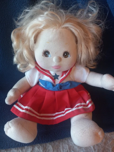 Poupée My Child Mattel 1985 - Mon Enfant Cheveux Longs - Fabriquée En Chine