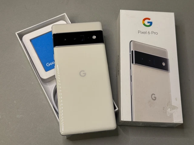 BRAND NEW GOOGLE Pixel 6 Pro 128GB Cloudy White Verizon Only
