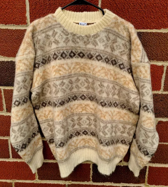ICESHEEP UNISEX Iceland Design Mens Jumper Wool Pullover Gr. XL