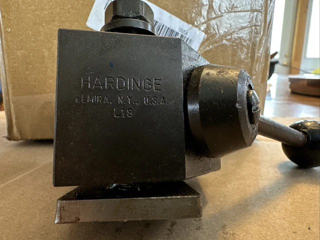 Hardinge Quick Change Tool Post & Holder L18 - Used