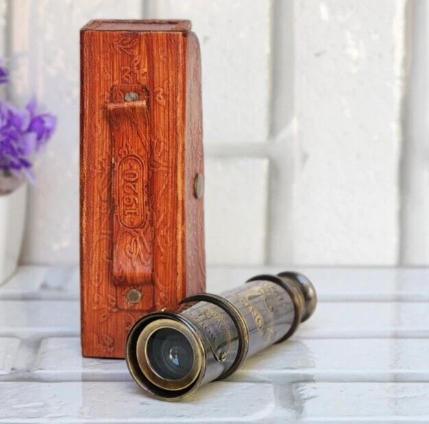 Telescope 1920 London Brass Dollond Antique Vintage Spyglass Nautical Maritime
