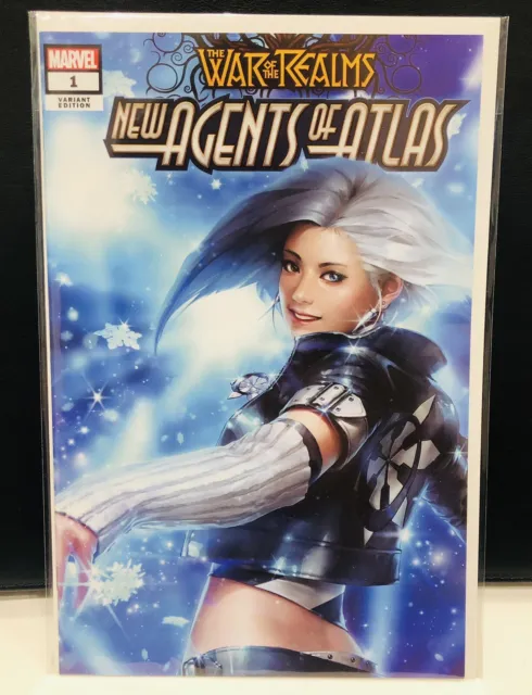 War of the Realms New Agents of Atlas #1 Comic , Marvel Comics Variant Edition