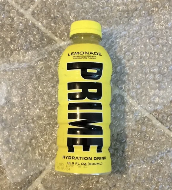 PRIME HYDRATION DRINK Lemonade 16.9 FL OZ (Limited Edition) NEW FLAVOR