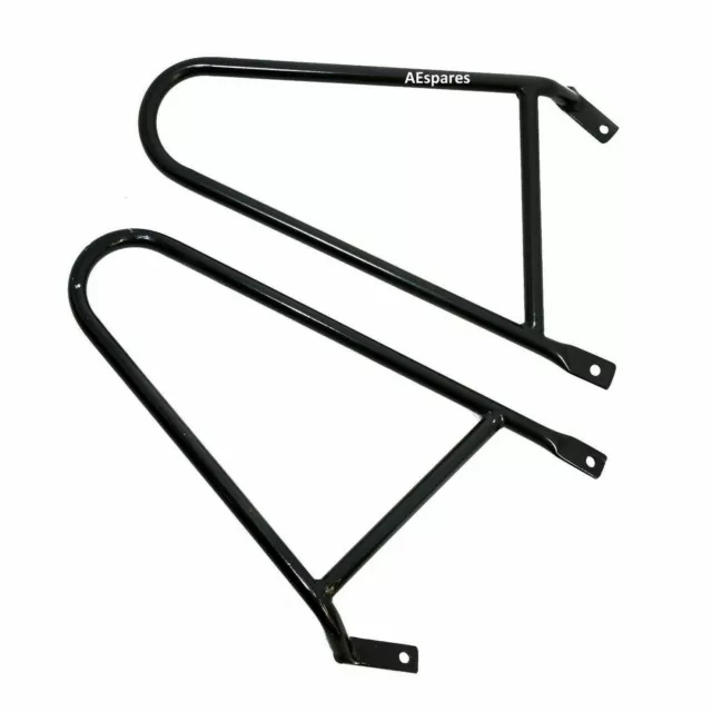 Pour Royal Enfield Interceptor 650cc Sacoche Support Rail Supports Noir @ UK