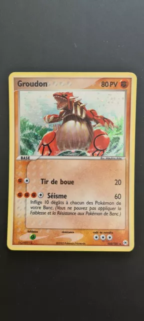 Groudon 80Pv 102/101 Holo Secrete Neuf - Carte Pokemon