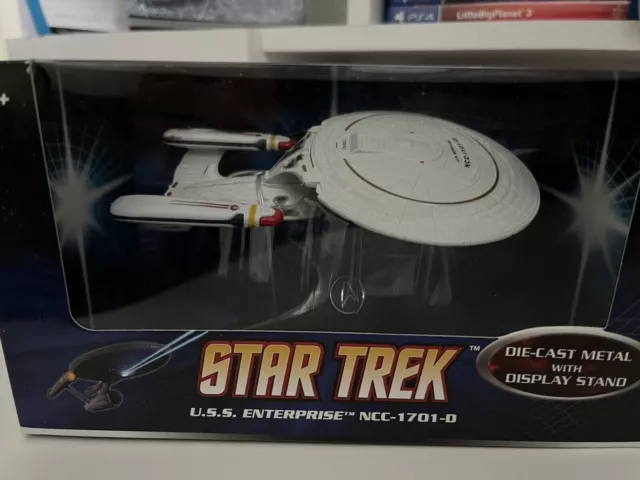 Hot Wheels Star Trek U.S.S. Enterprise NCC-1701-D imballaggio originale nuovo! Raro!