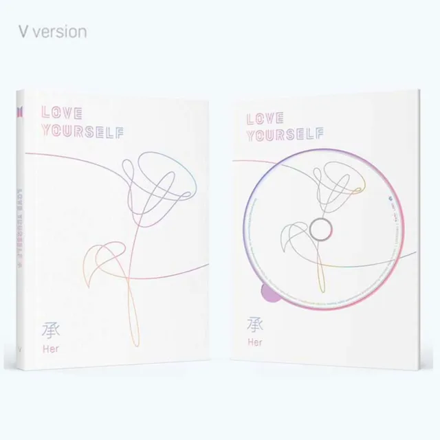 BTS - 5th Mini Album V Ver. Photo Book+Mini Book+Photo Card+Sticker Pack