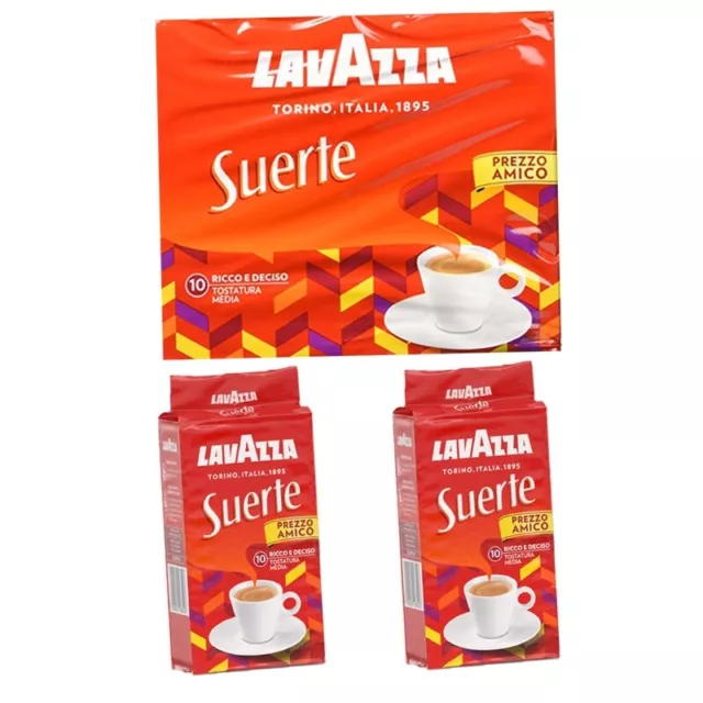 Café Suerte 2x250g - Lavazza - de Cartón 10 Piezas