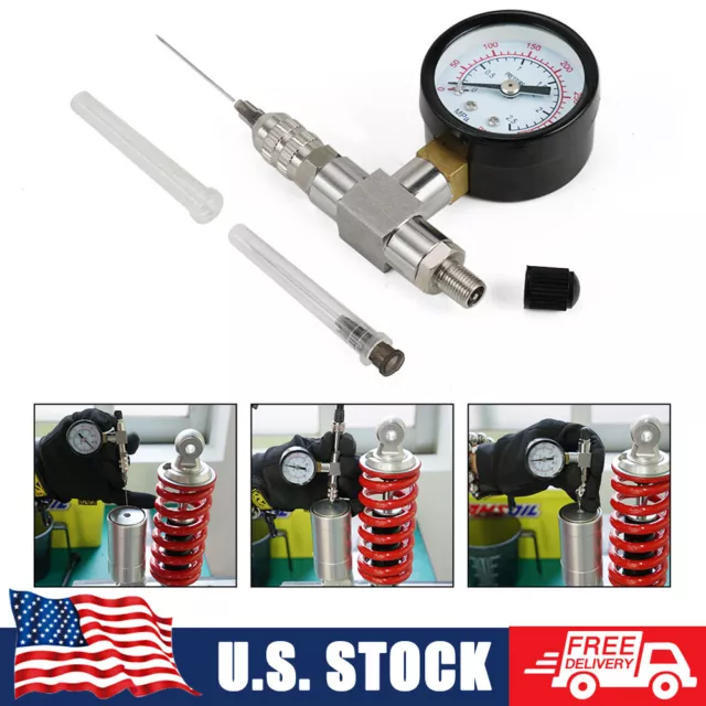 Nitrogen Needle Shock Fill Tool Gauge Universal For FOX Ohlins Yamaha Polaris