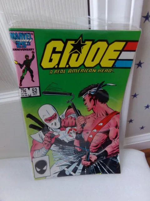 Vtg GI G.I. Joe #52 OCT 1986 Marvel Comics 25th Anniversary Book From Collection
