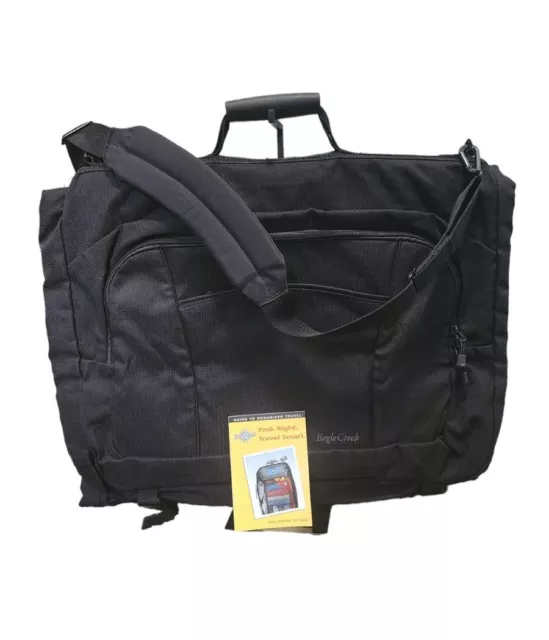 Eagle Creek Commuter Suiter Travel Hanging Garment Bag Black Excellent!
