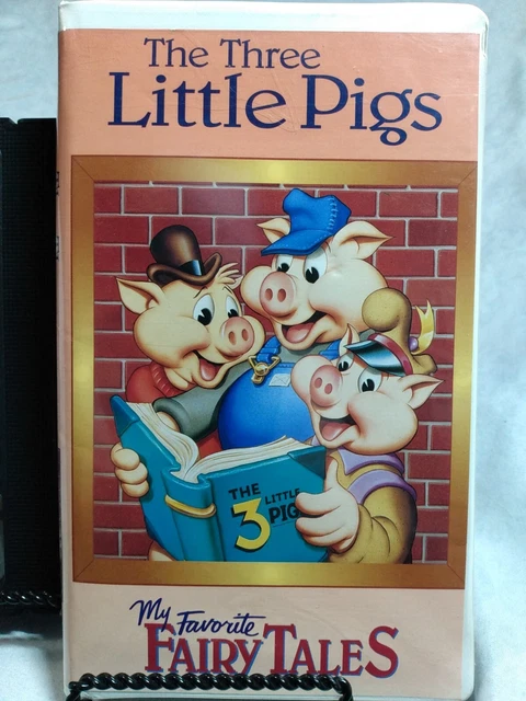 MY FAVORITE FAIRY Tales The Three Little Pigs VHS 1986 Childrens ...