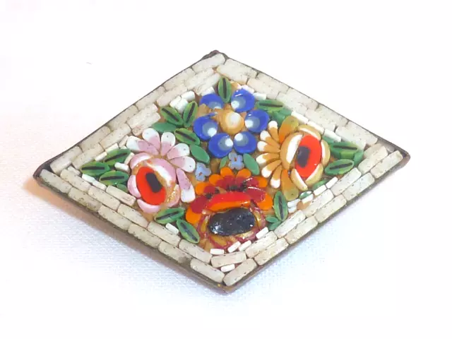 Broche Guitare micro Mosaïque vintage