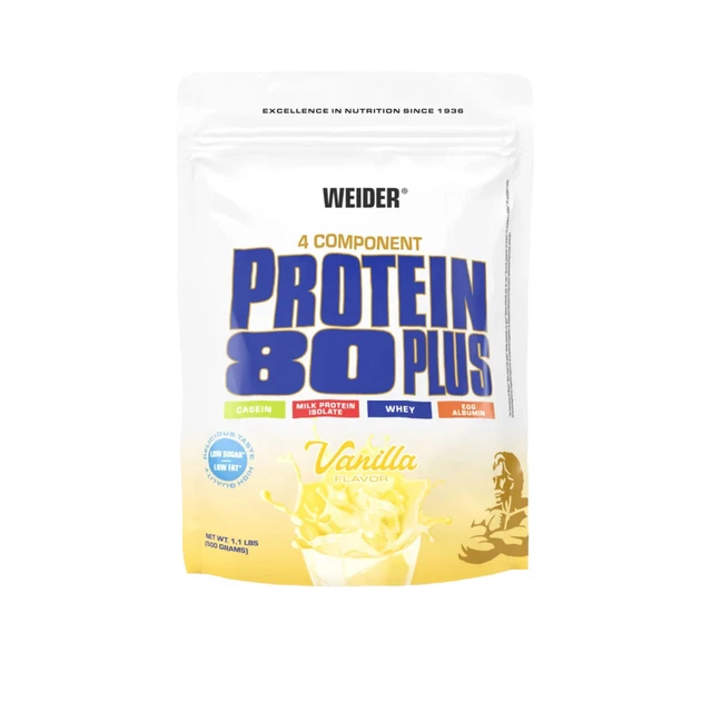 (59,80 EUR/kg) Weider Protein 80 Plus 500g div. Geschmacksrichtungen