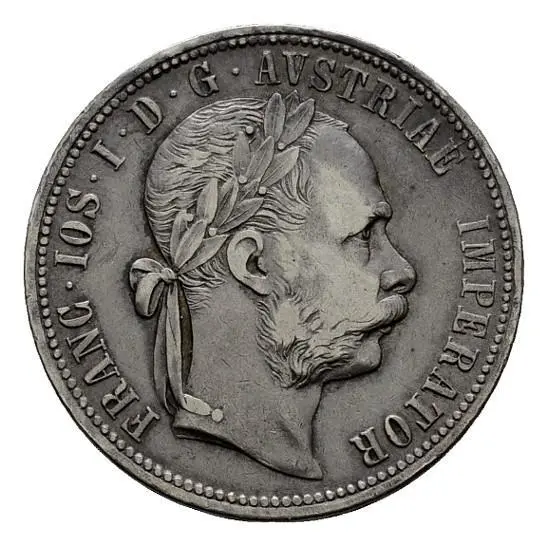 Linnartz ÖSTERREICH Franz Josef I. Florin 1879 sehr schön+