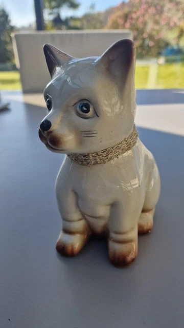Statuette chat céramique vintage - Collection