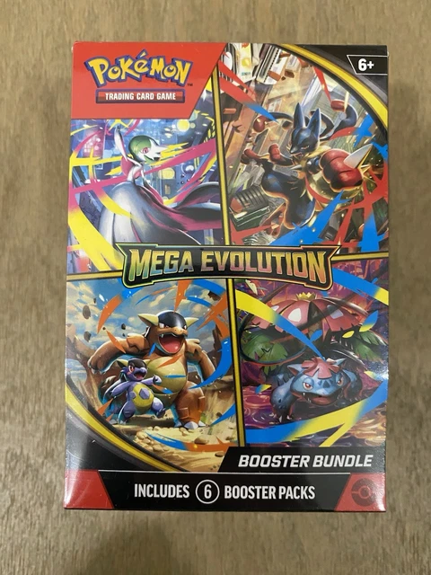 POKÉMON TCG MEGA EVOLUTION Booster Bundle 6 Packs NEW/Factory Sealed $2 ...